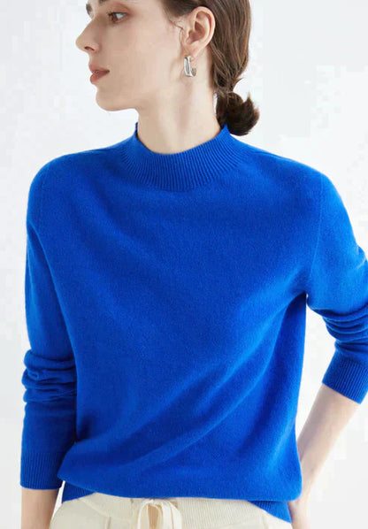 Norvielle Damen Pullover Warm Fleece Beige