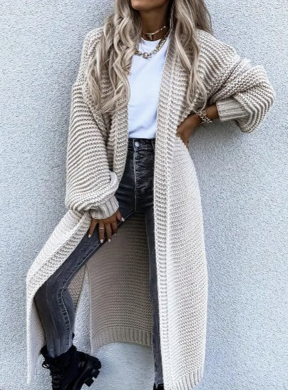 Norvielle Damen Strickcardigan Langärmlig