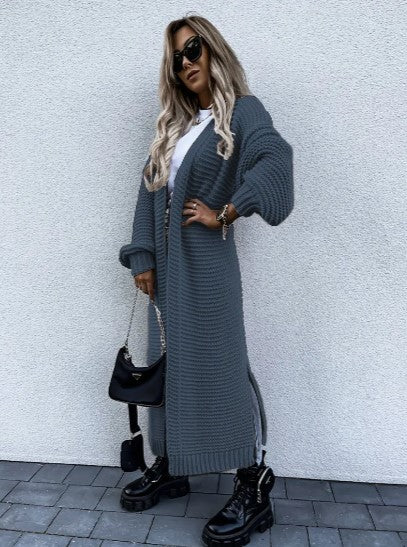 Norvielle Damen Strickcardigan Langärmlig