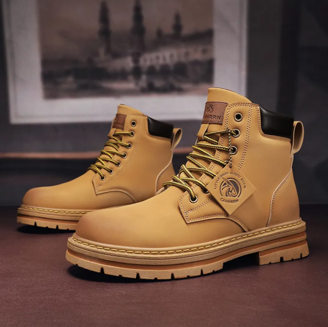 Herren Boots Hohe Schaft Höhe Alltagstauglich