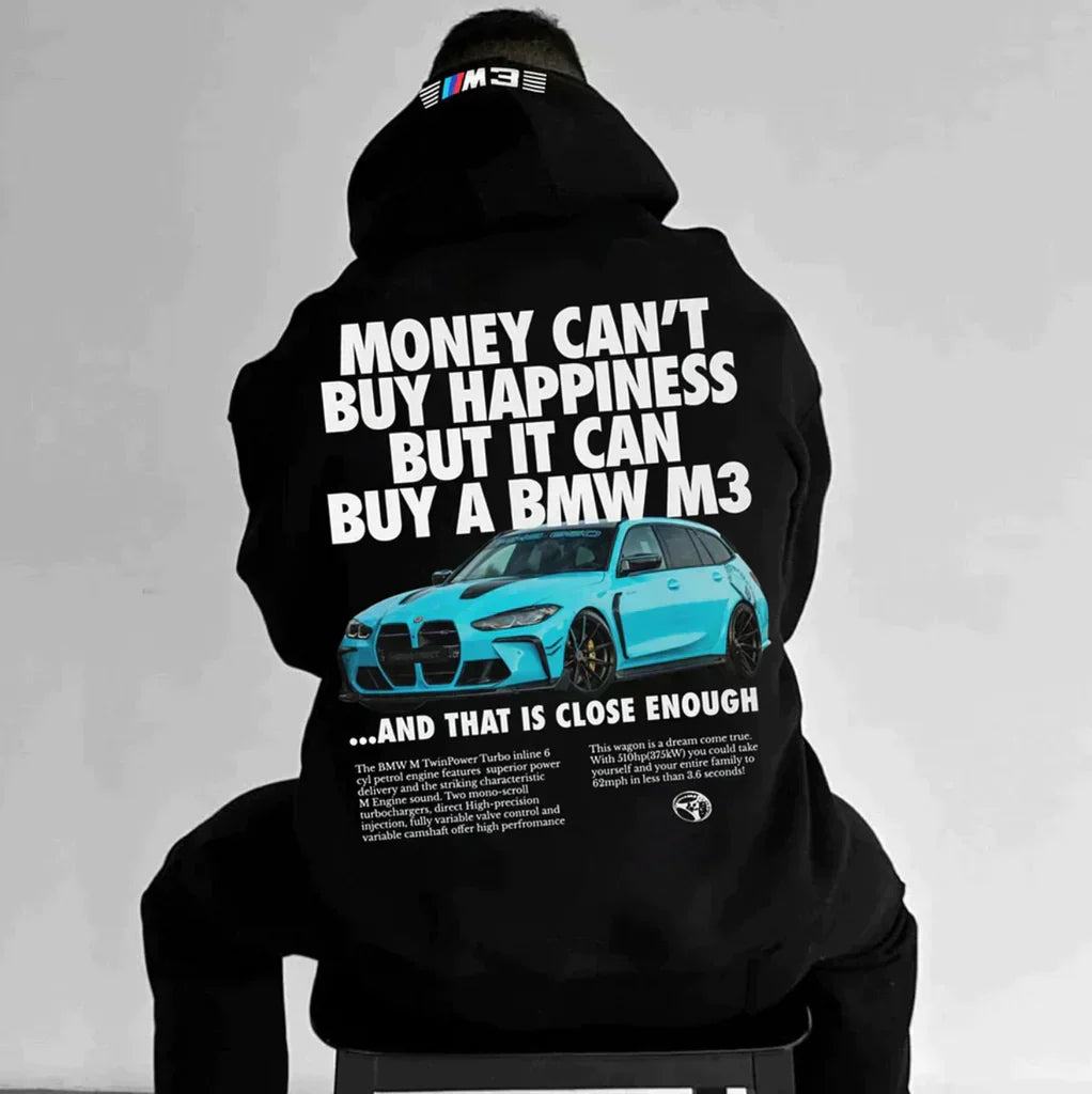 Norvielle Herren Oversized Rennhoodie