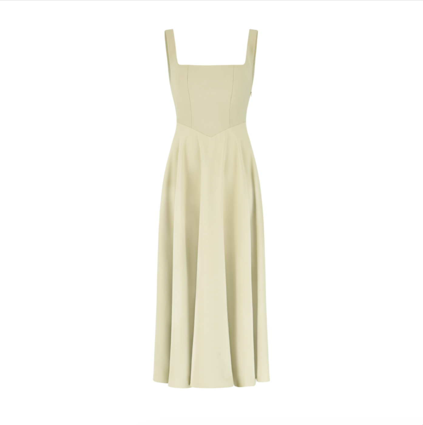 Damen Maxikleid A-Linie Breite Träger