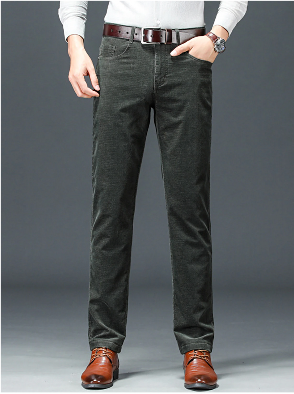Alcott Herren Slim-Fit Hosen Stretch Klassisch
