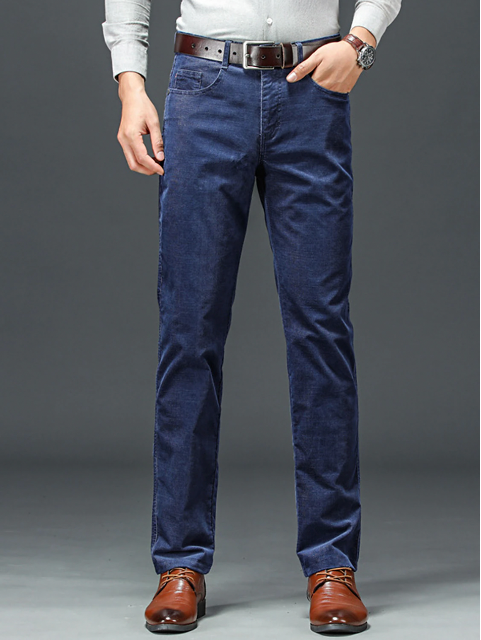 Alcott Herren Slim-Fit Hosen Stretch Klassisch