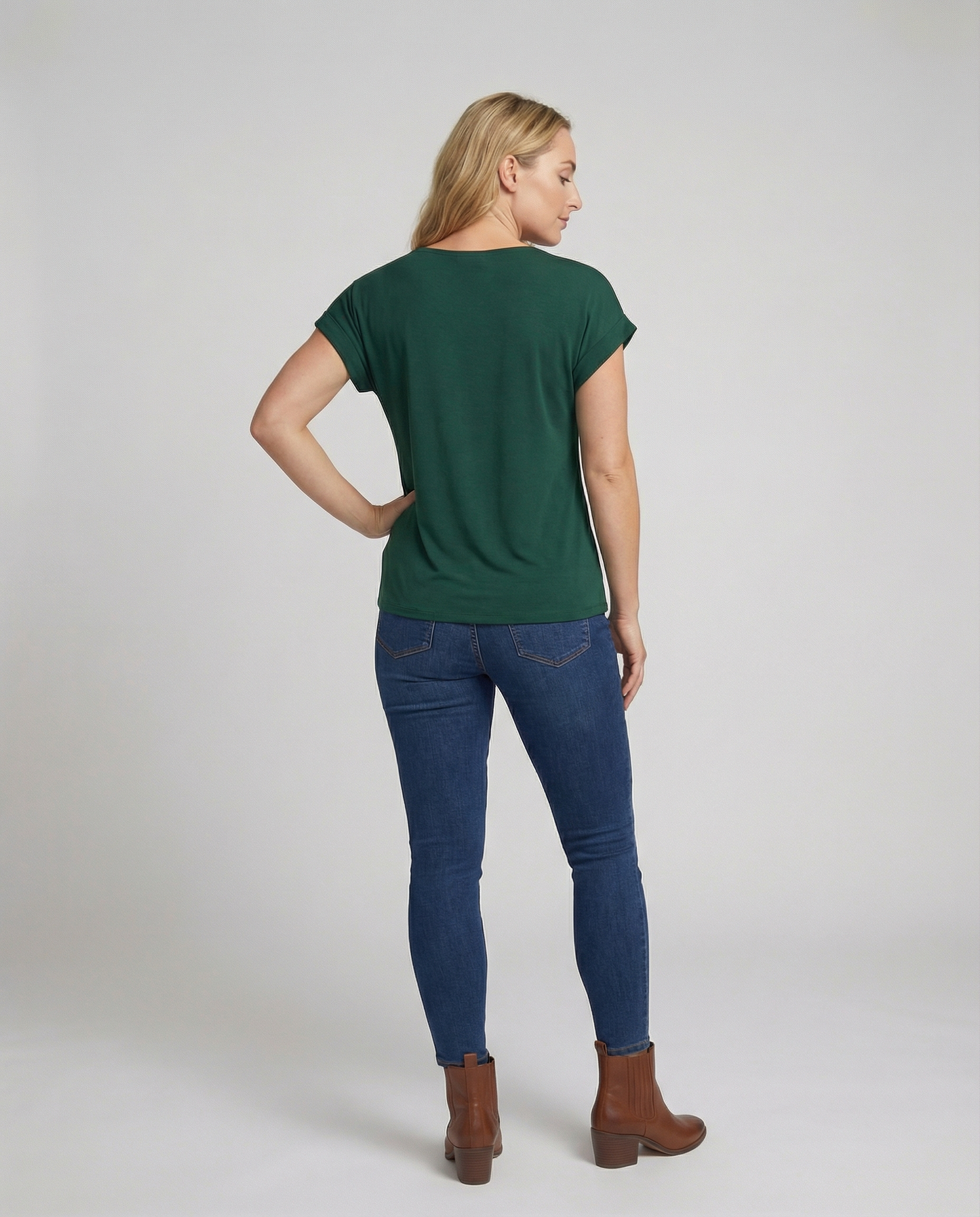 Damen Bluse V-Ausschnitt Elegantes Design