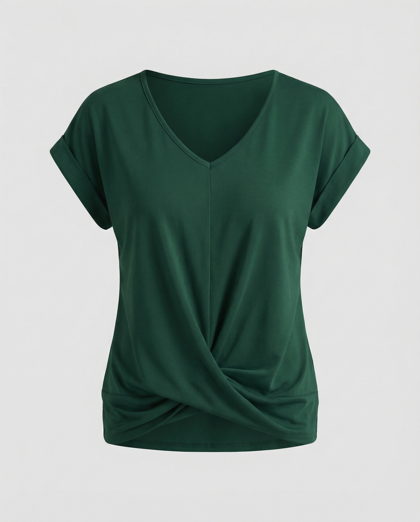 Damen Bluse V-Ausschnitt Elegantes Design