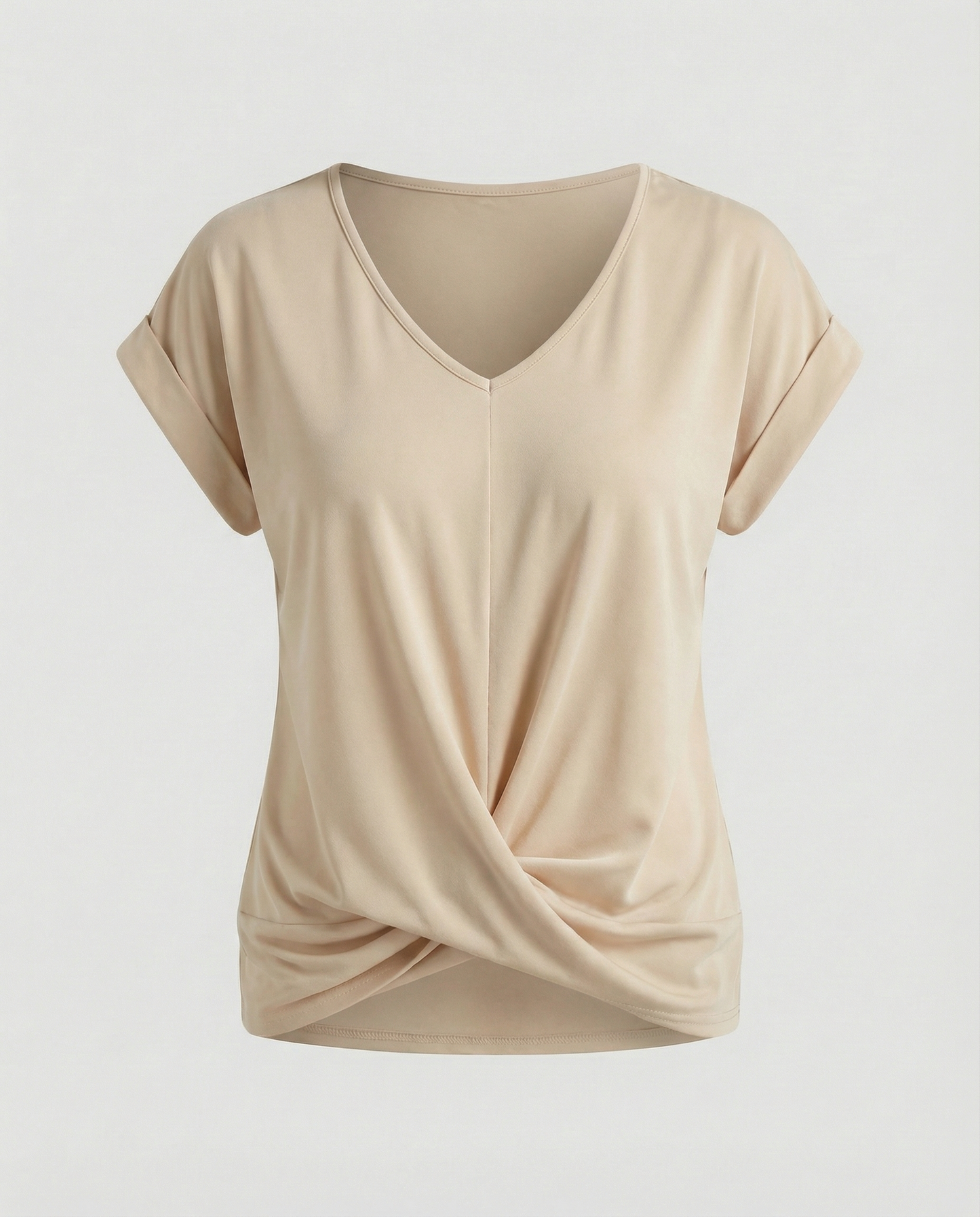 Damen Bluse V-Ausschnitt Elegantes Design