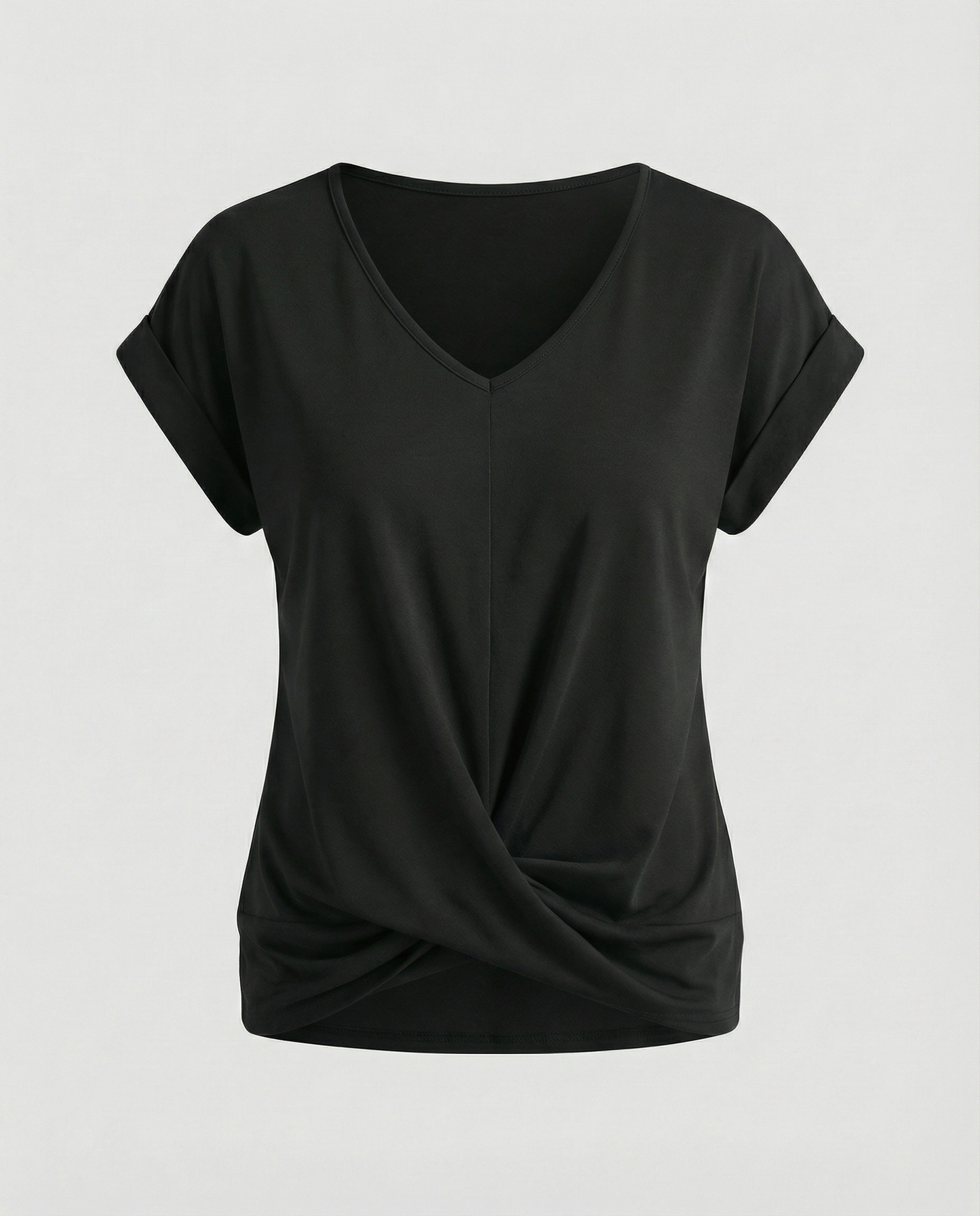 Damen Bluse V-Ausschnitt Elegantes Design