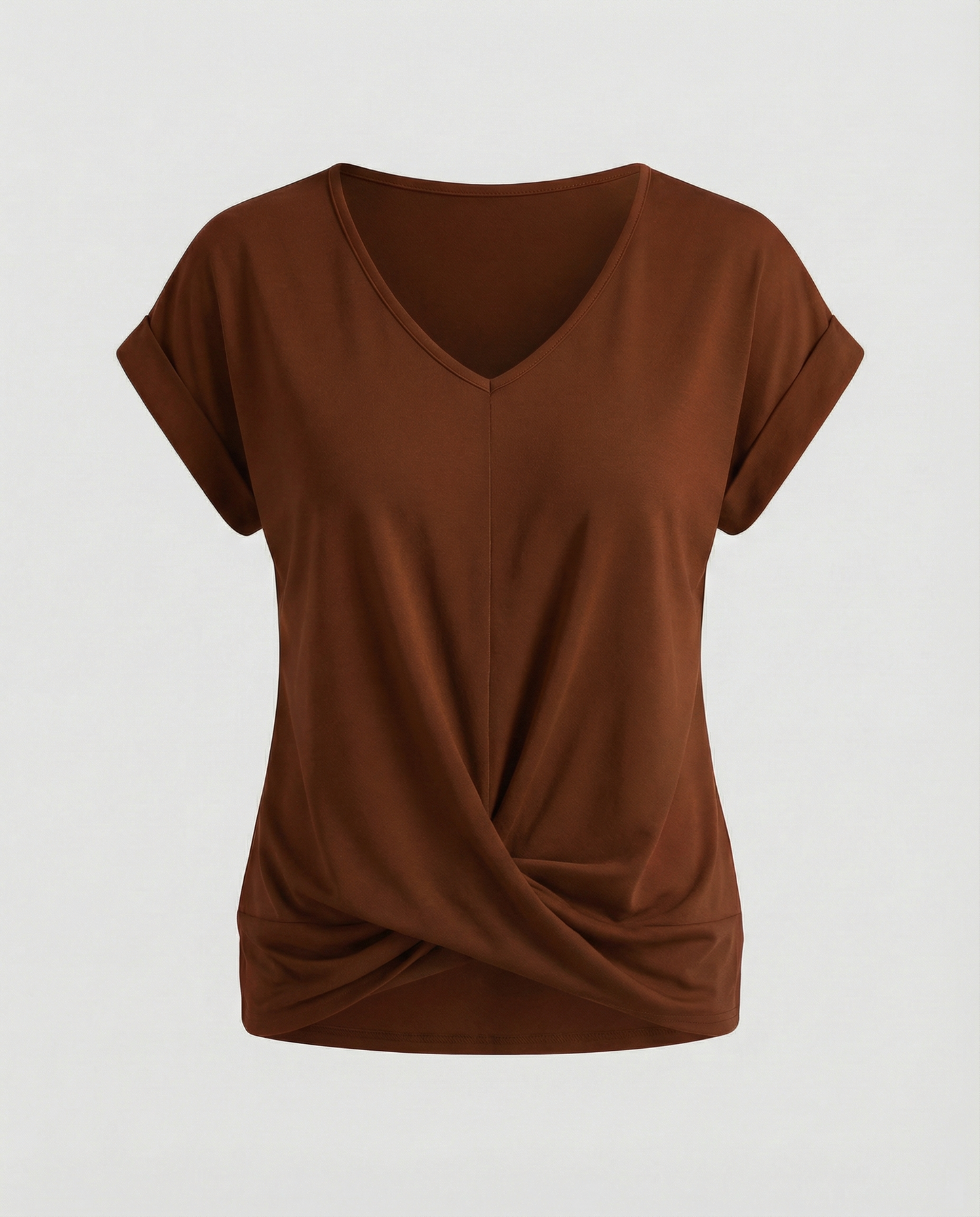 Damen Bluse V-Ausschnitt Elegantes Design