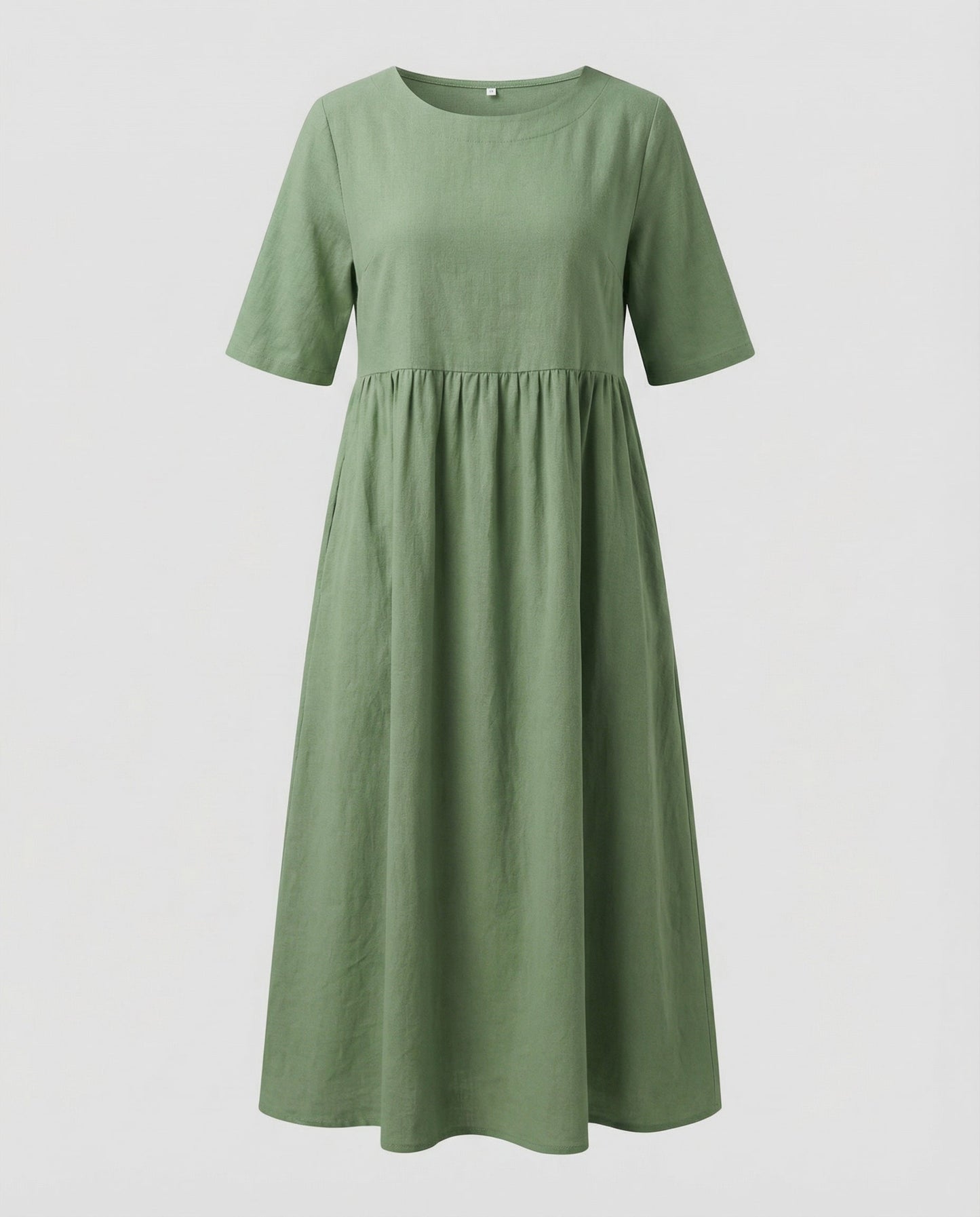 Norvielle Damen Sommerkleid Leicht Locker Pastell