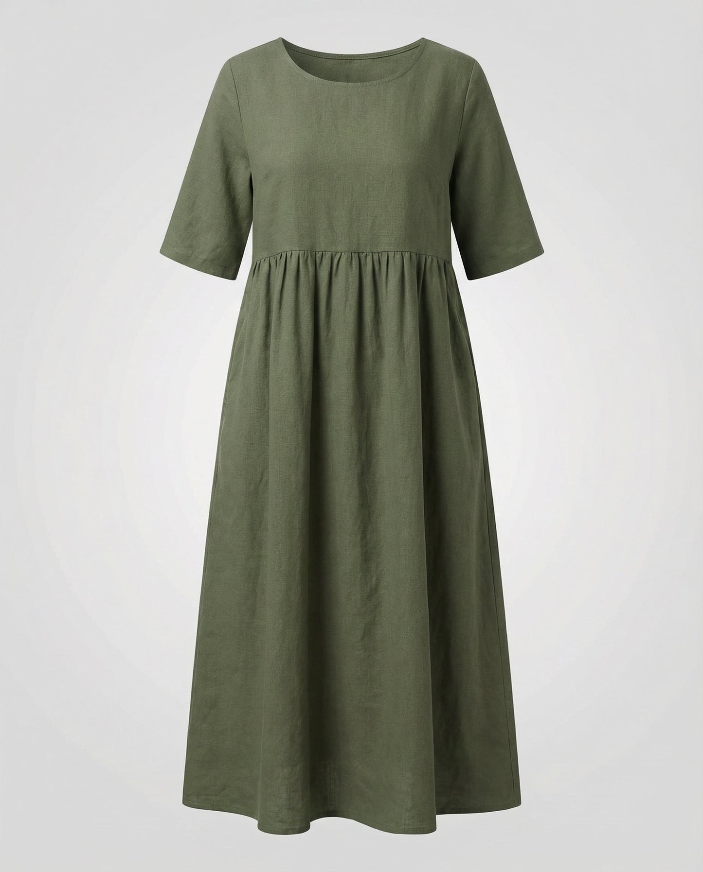 Norvielle Damen Sommerkleid Leicht Locker Pastell