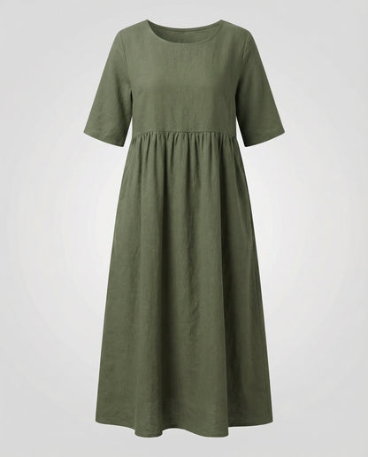 Norvielle Damen Sommerkleid Leicht Locker Pastell