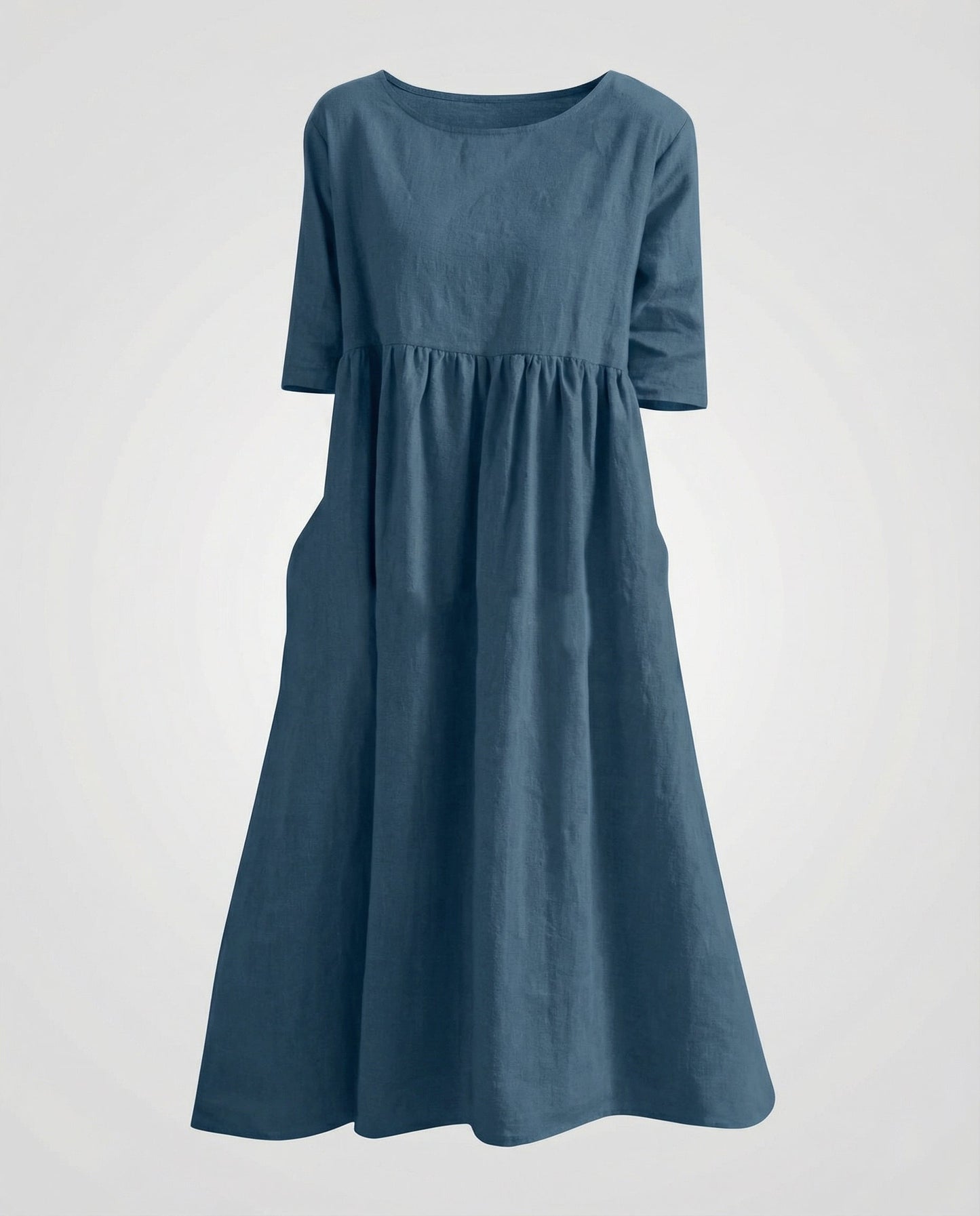 Norvielle Damen Sommerkleid Leicht Locker Pastell