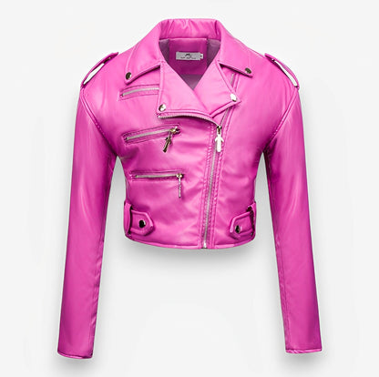 Norvielle Damen Kurzjacke PU