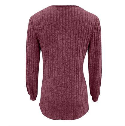 Isaline Damen Stricktop Texturiert