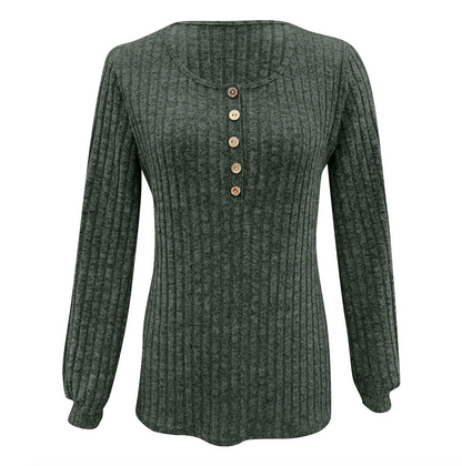 Isaline Damen Stricktop Texturiert