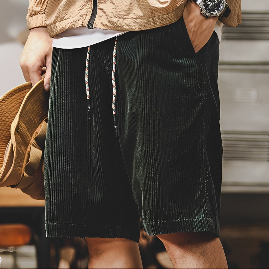 Herren Sommer-Cordhose Kurz - Norvielle
