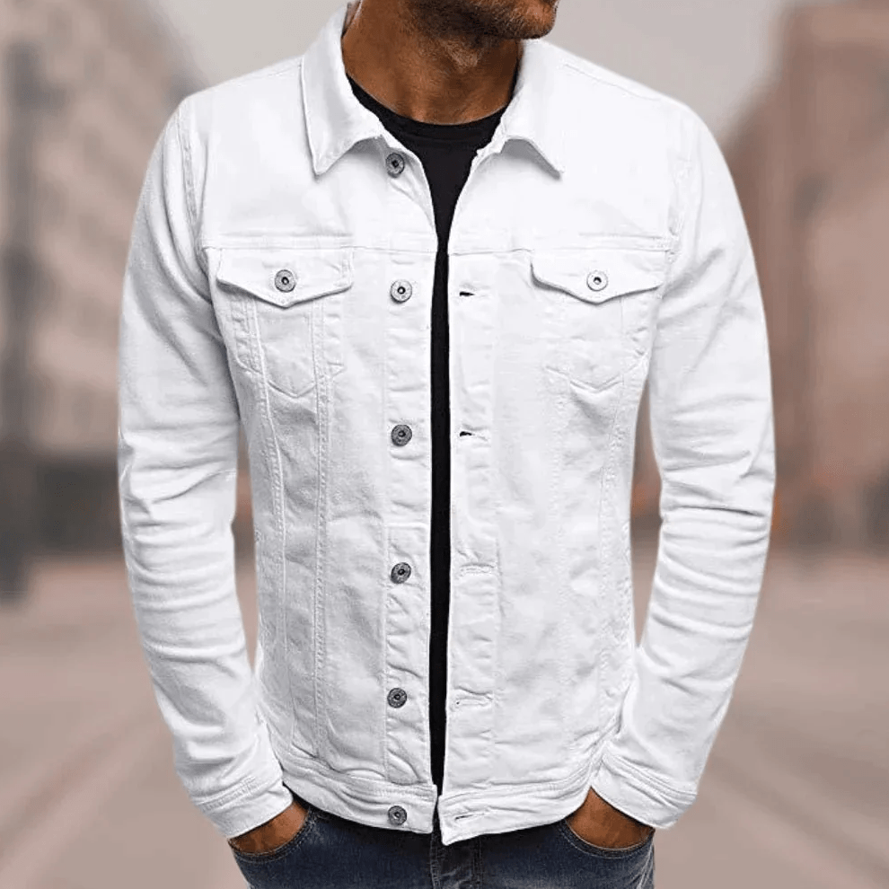 Norvielle Herren Denimjacke Trendig