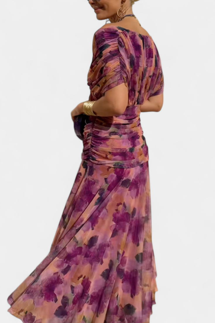 Celine Damen Off-Shoulder-Abendkleid Elegantes Design