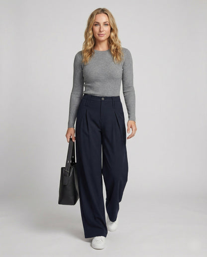Elegante Damenhohe Taille Hose