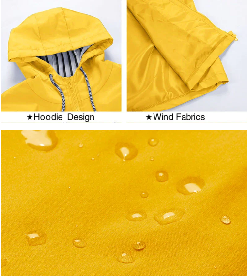 Norvielle Herren Wasser- und Winddichte Jacke - Norvielle