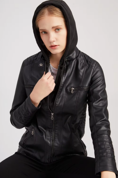 Cleo Damen Kunstlederjacke - Norvielle