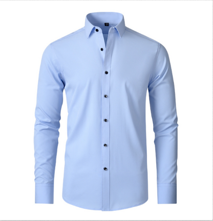 Norvielle Damen Komfort-Hemd Stretch Knitterfrei