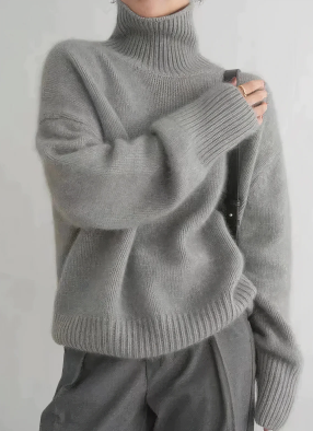 Norvielle Damen Kaschmirmischung Rollkragenpullover