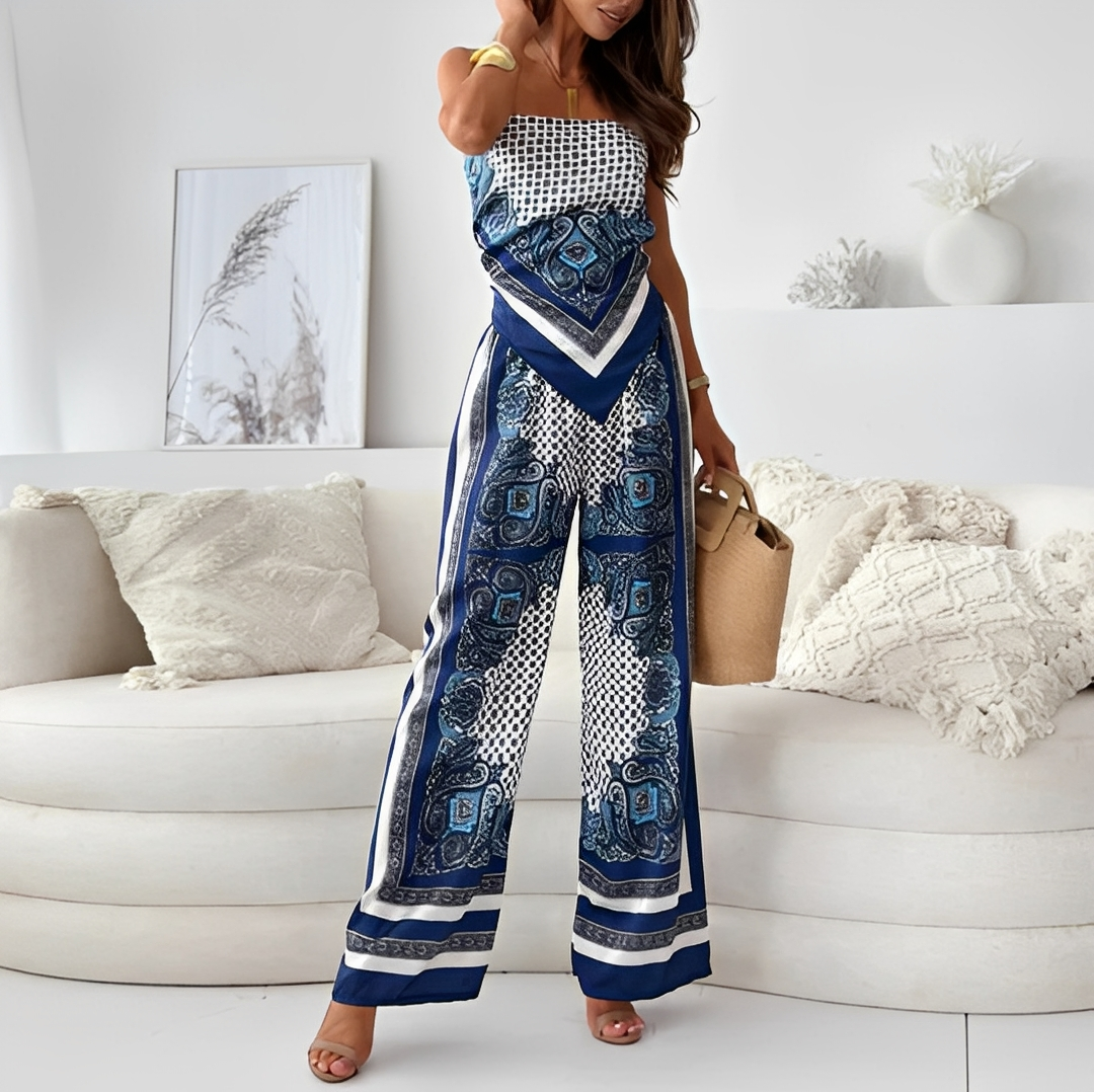 Damen Set Oberteil Hose