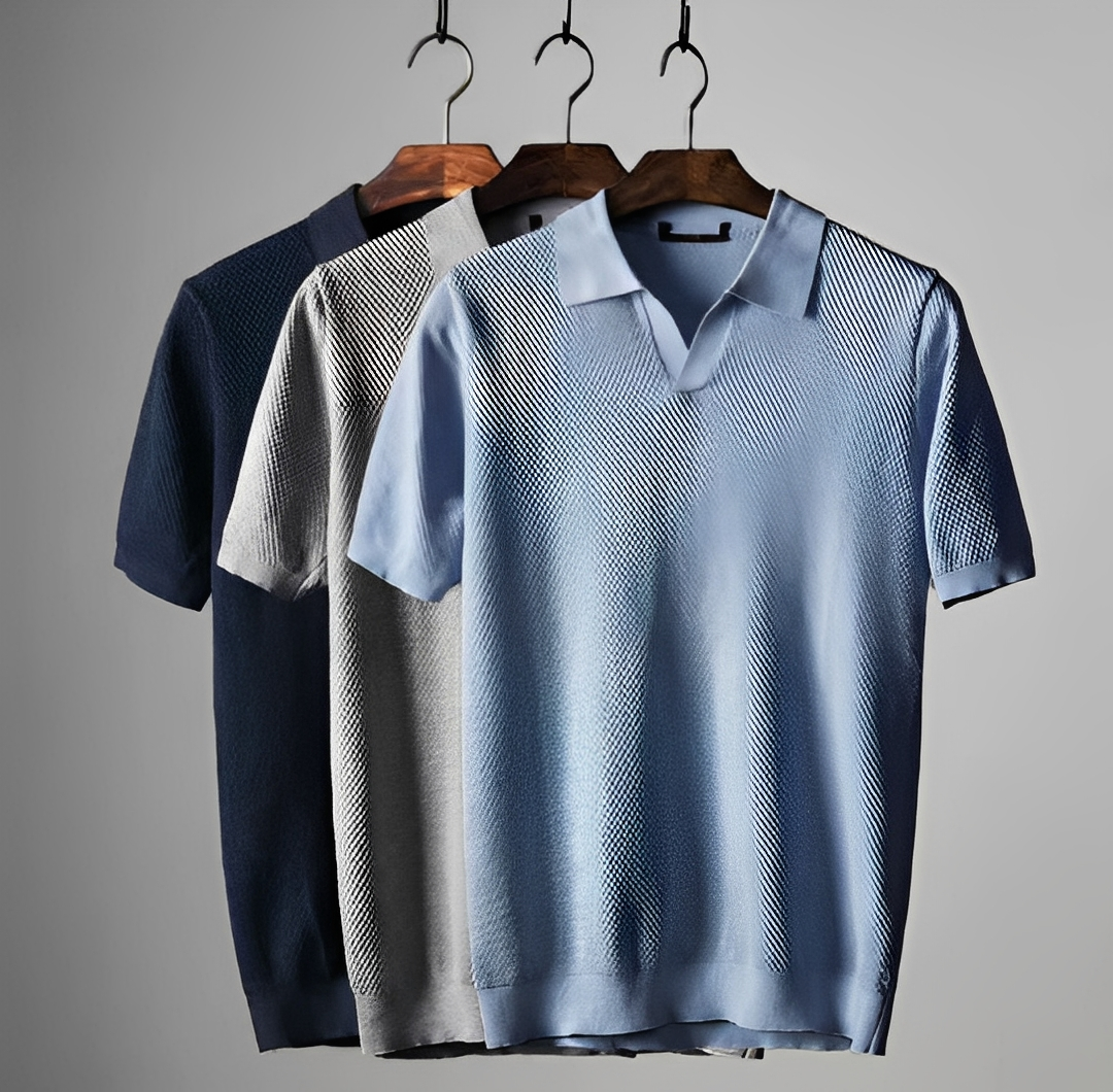 Francesco Herren Polo Shirt Lässig - Norvielle