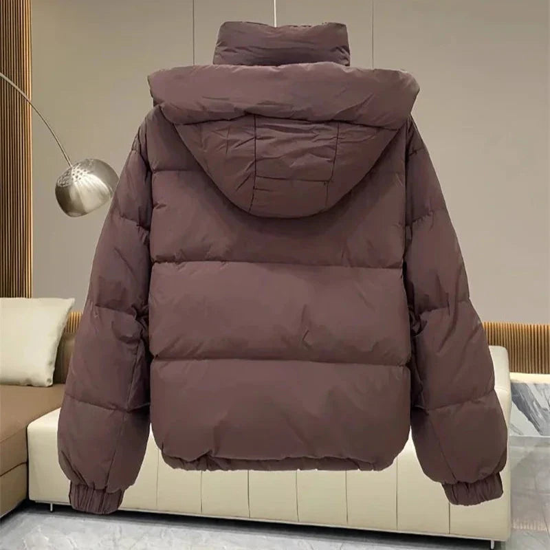 Damen Winter-Pufferjacke Lässig
