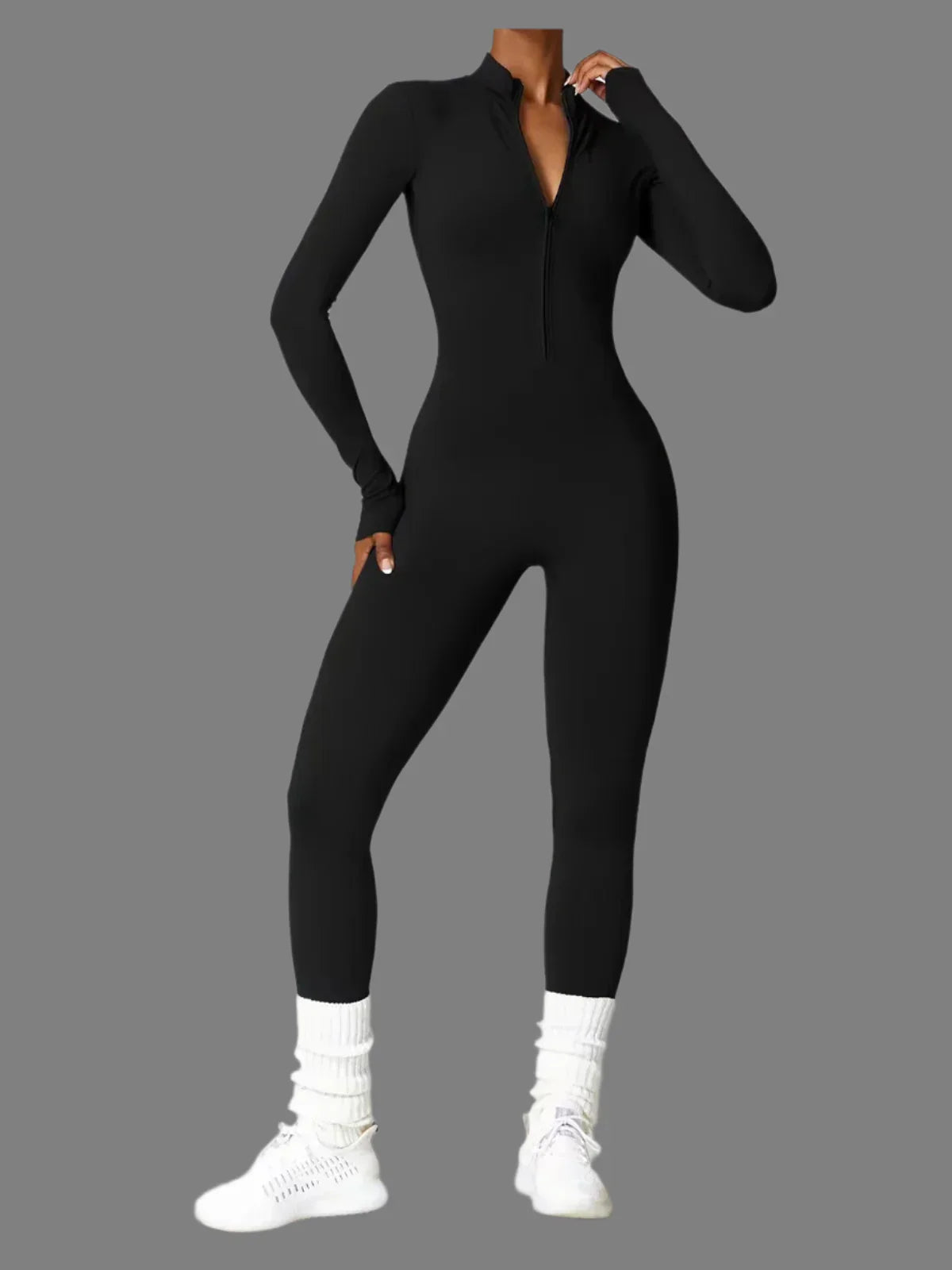 Nahtloser Sportlicher Jumpsuit für Damen