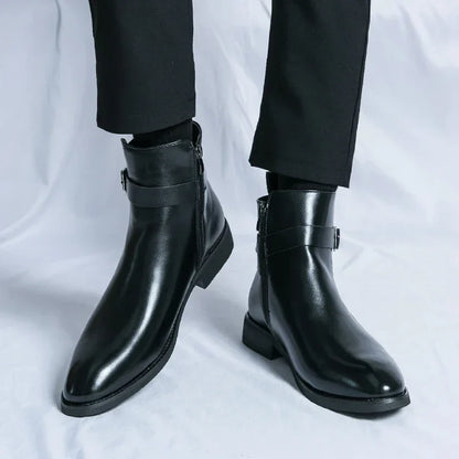 Herren Chelsea Stiefel Klassisches Ankle Design