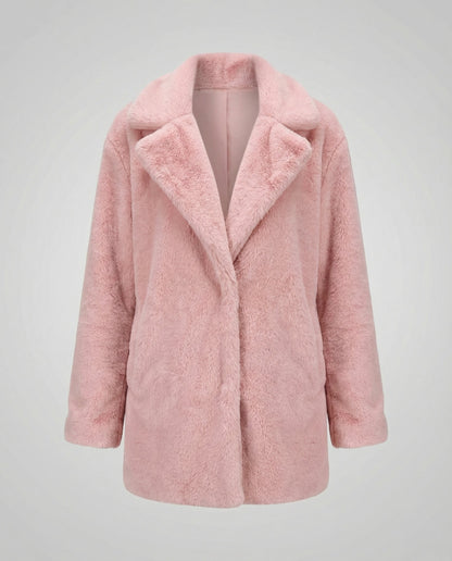 Damen Winterjacke Kunstpelz