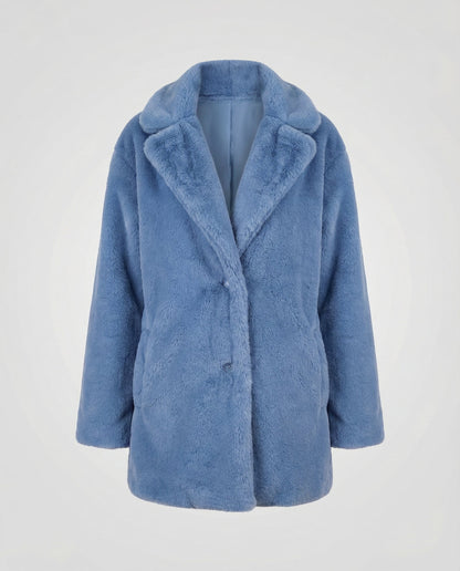 Damen Winterjacke Kunstpelz