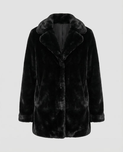 Damen Winterjacke Kunstpelz