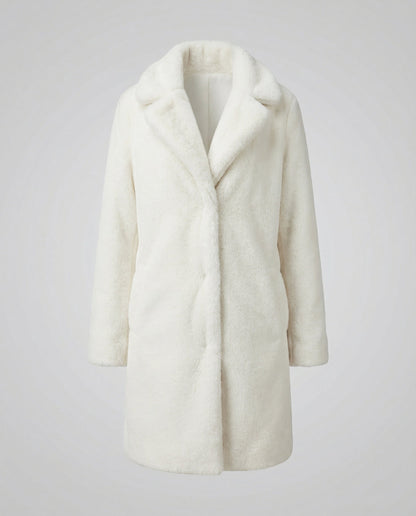 Damen Winterjacke Kunstpelz