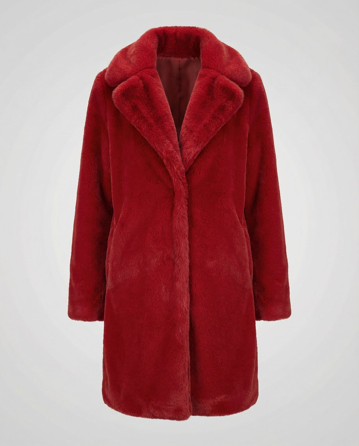 Damen Winterjacke Kunstpelz