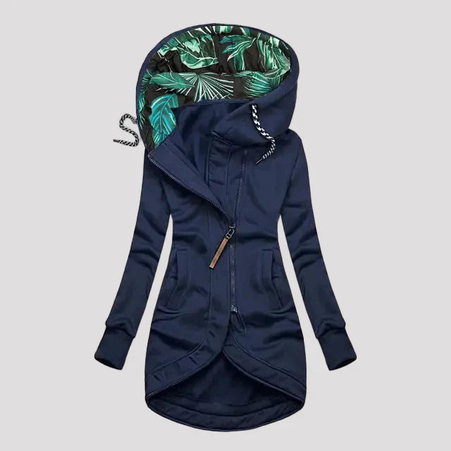 Norvielle Damen Winterjacke Stylisch Schwarz - Norvielle