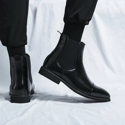 Norvielle Herren Stiefel Stil Lederschaft