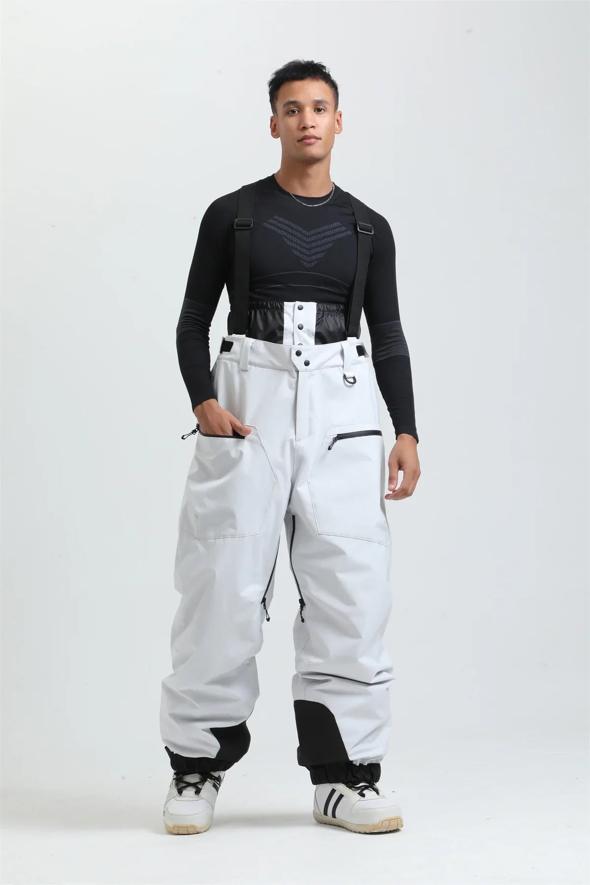 Unisex Skihose Trägersystem Funktionsmaterial