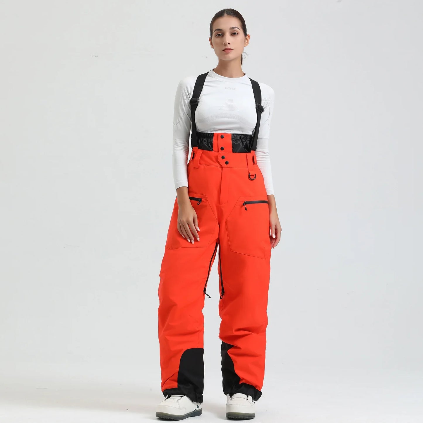 Unisex Skihose Trägersystem Funktionsmaterial