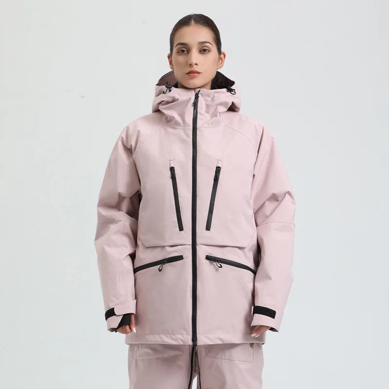 Unisex Skijacke Wintersport Funktionales Nylon