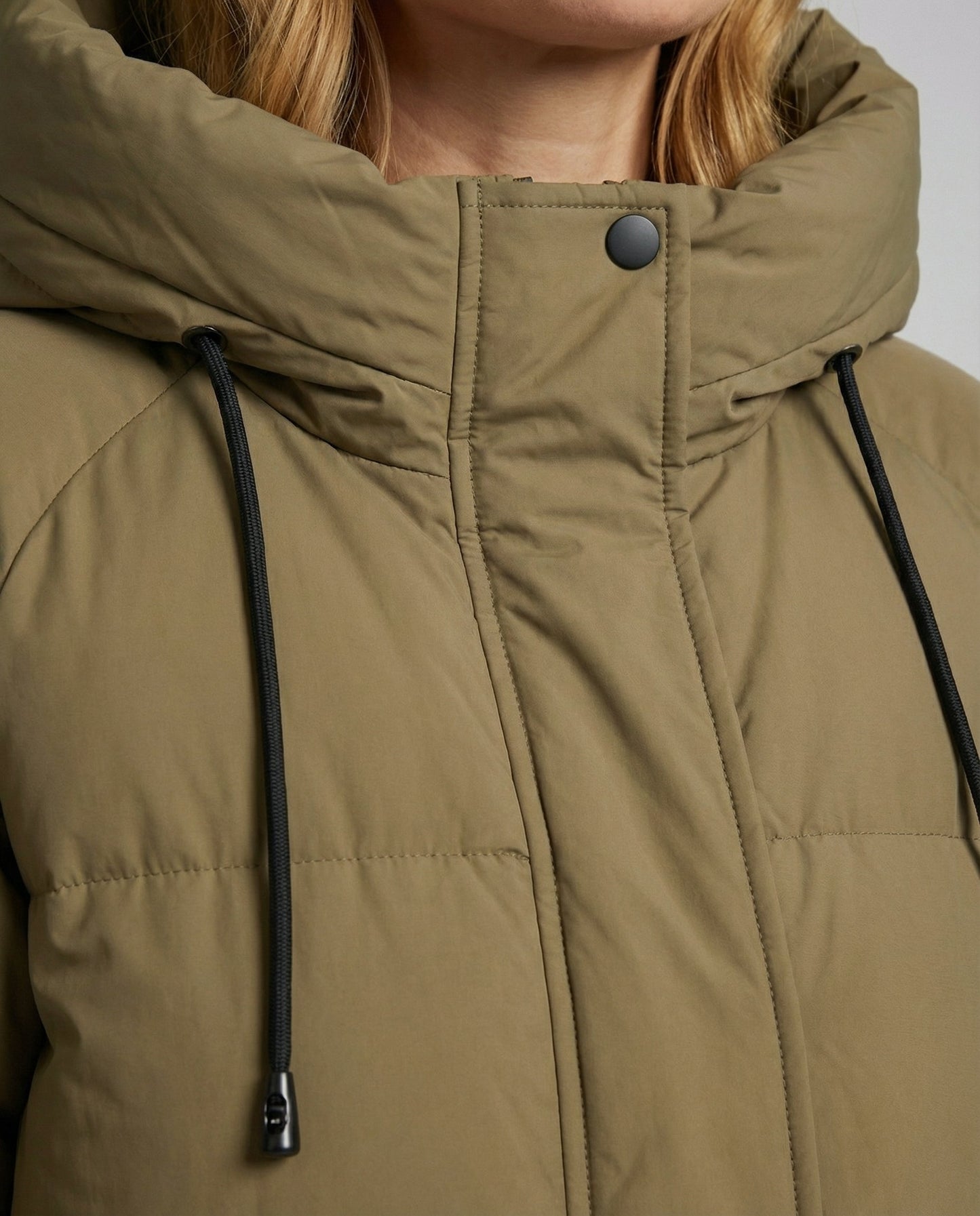Damen Winterpufferjacke Lang