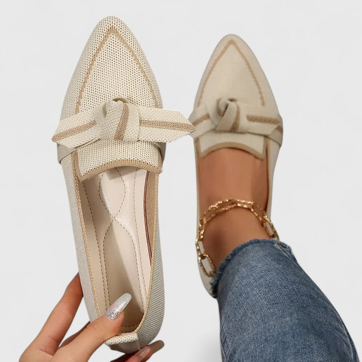 Damen Orthopädische Loafer Spitze Zulaufend