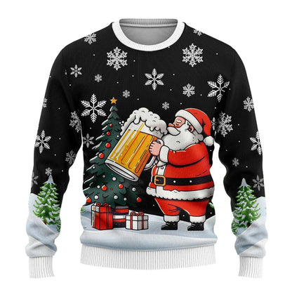 Herren Pullover Musterdesign Moderner Schnitt