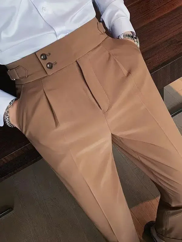 Norvielle Damen Chinohose Hochtailliert