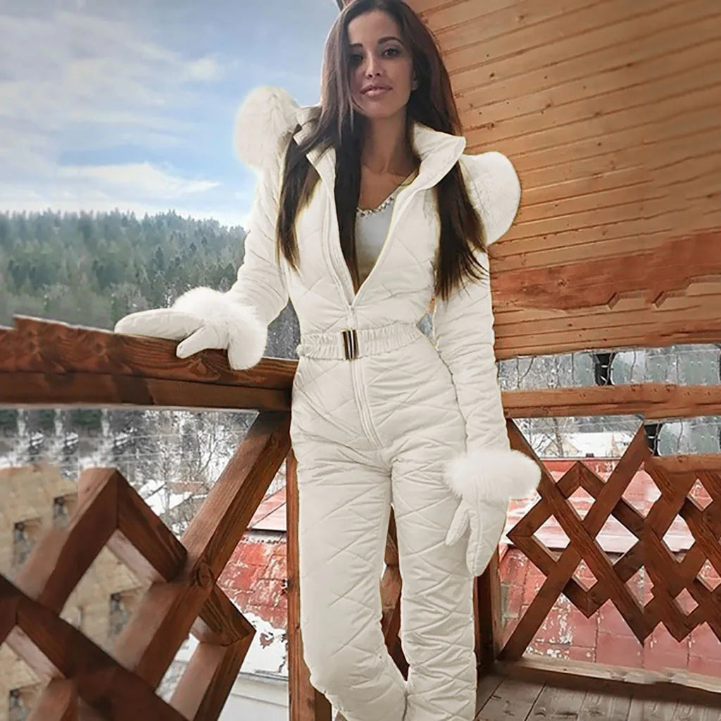 Norvielle Damen Winteroverall Elegantes Design