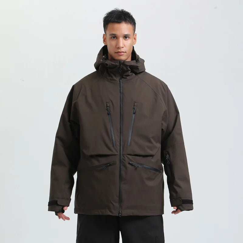 Unisex Skijacke Wintersport Funktionales Nylon