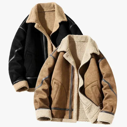 Herren Wildlederjacke Vintage Stil